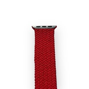 41mm/40mm/38mm Braided solo loop Apple Watch band in Red